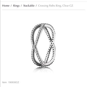Pandora Jewelry- Crossing Paths ring